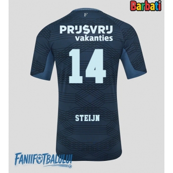 Feyenoord Sem Steijn #14 Tricou Fotbal Replică 2025-26 Barbati Deplasare